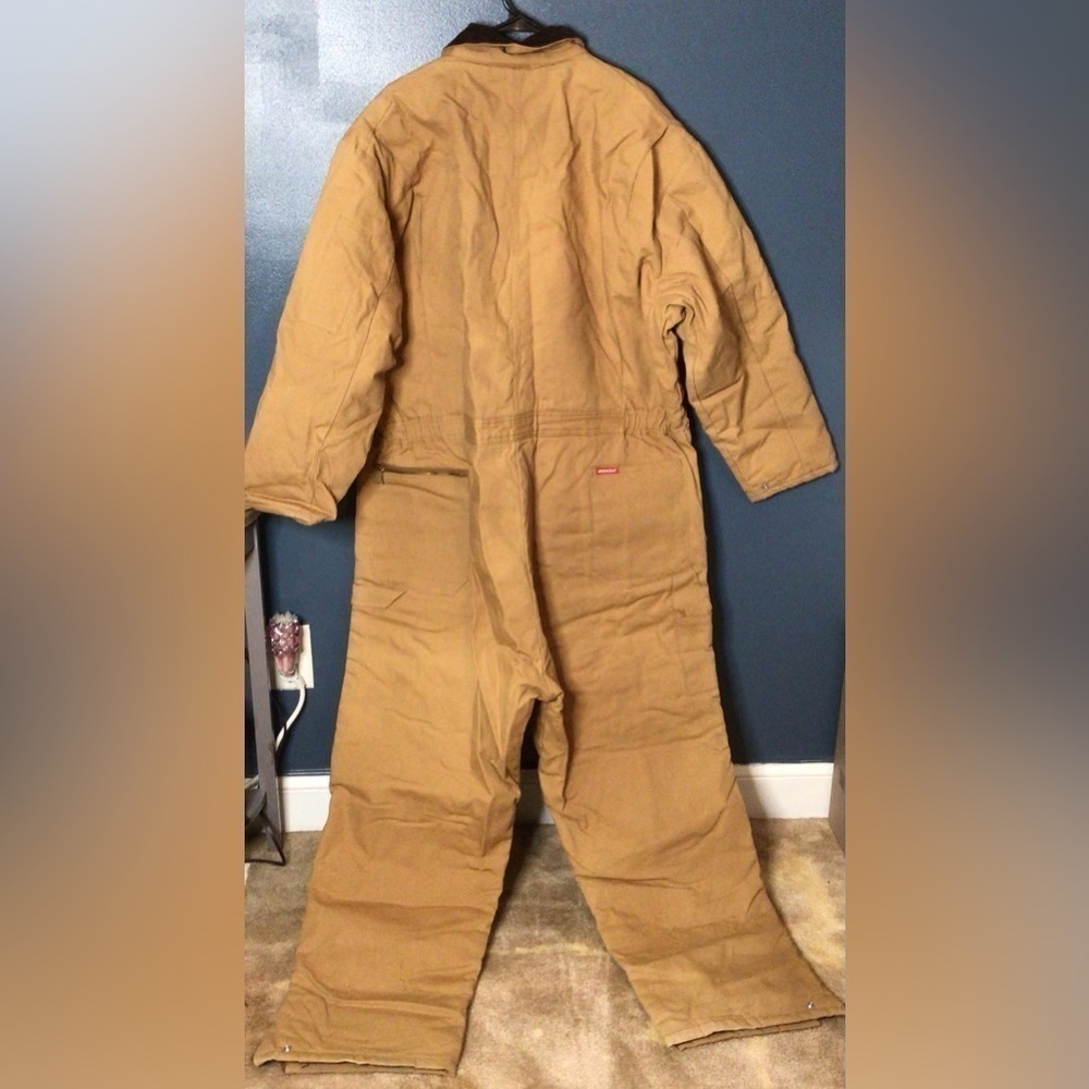 Dickies Tan Quilted workwear suit coveralls 50/52 reg (1dd) - Picture 2 of 8